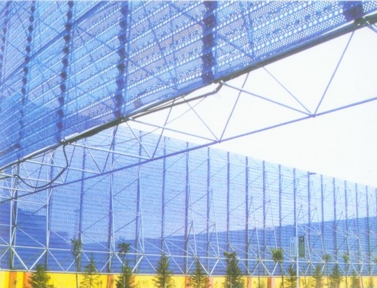 凌海环保扫风墙网架工程