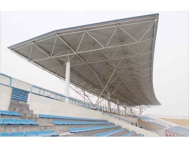 凌海河南理工大学体育场看台网架